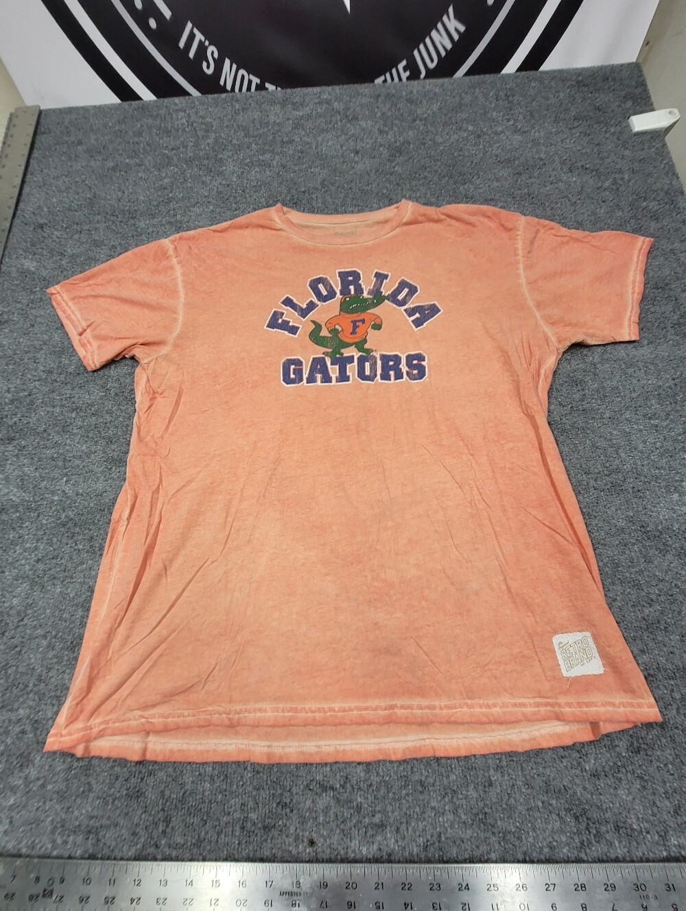 Original Retro Brand Mens Florida Gators T-shirt Orange Size 2XL